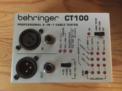 Behringer CT100 ケーブルテスター