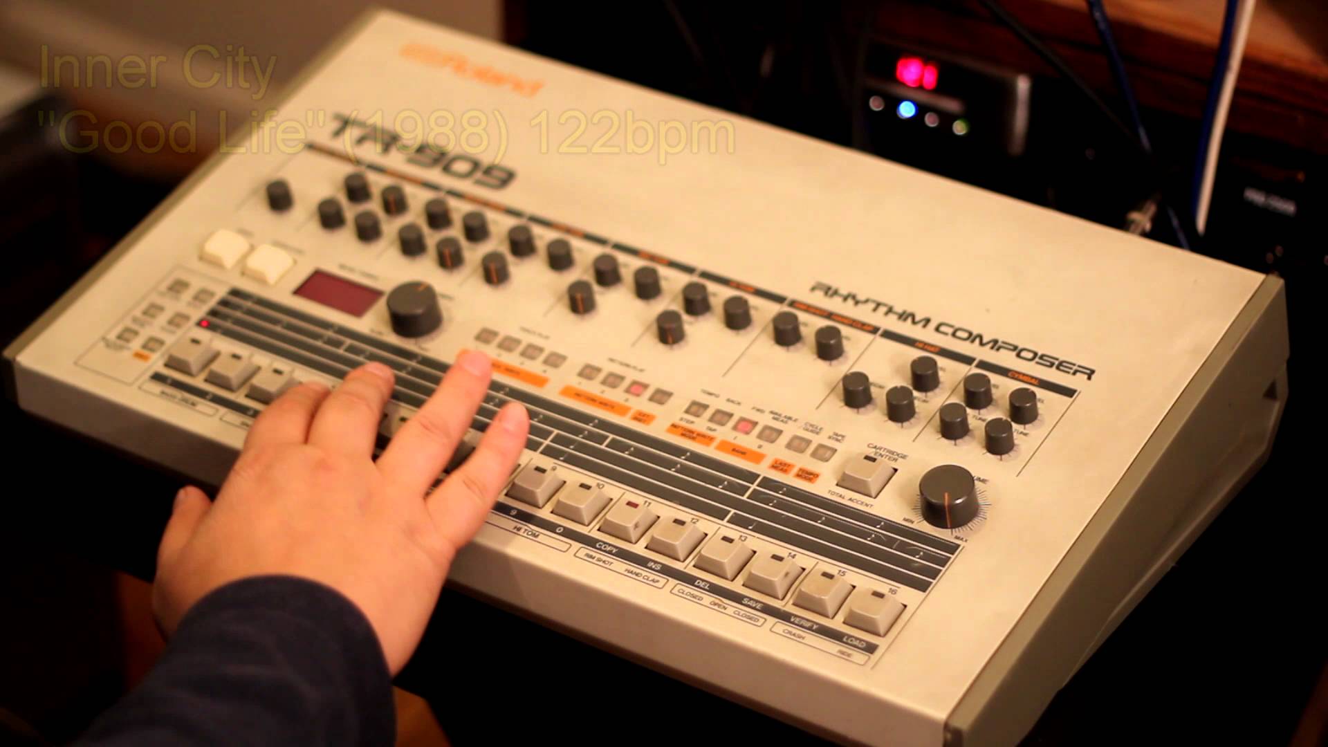 TR-909, TR-8, TR-09の打ち込みについて