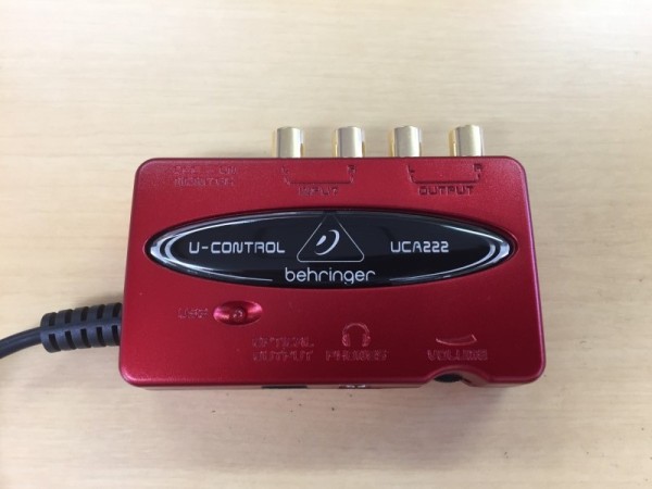 Raspberry Piに最適。Behringer U-CONTROL UCA222