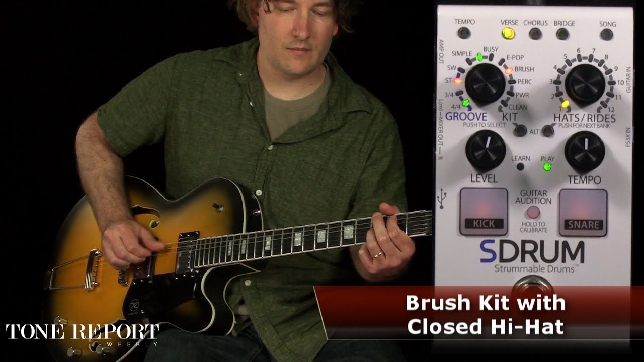 ギターのカッティングでリズムを刻む、DigiTech SDRUM